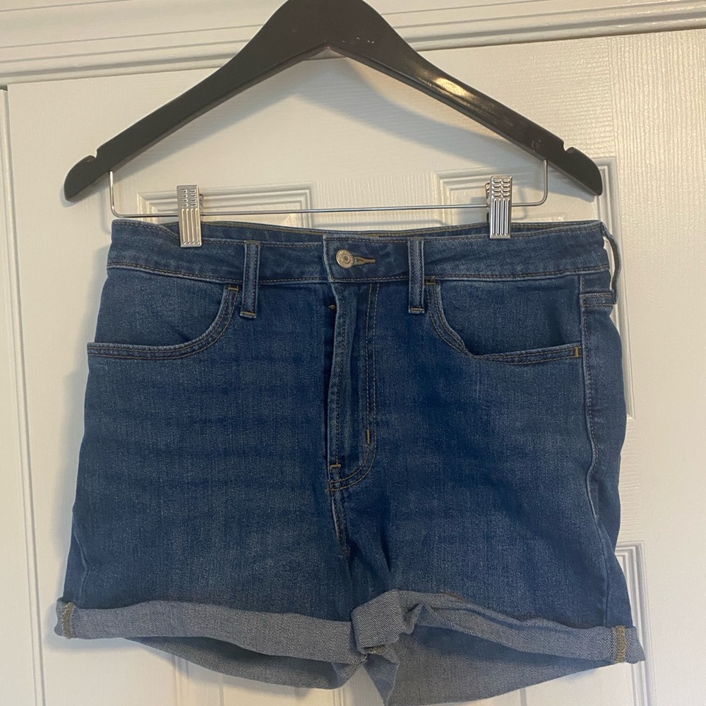Old Navy WOW High Waisted Denim Blue Women's Shorts